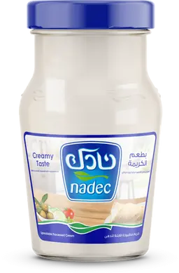 Nadec Spreadable Cream Cheese Jar 240 Gm