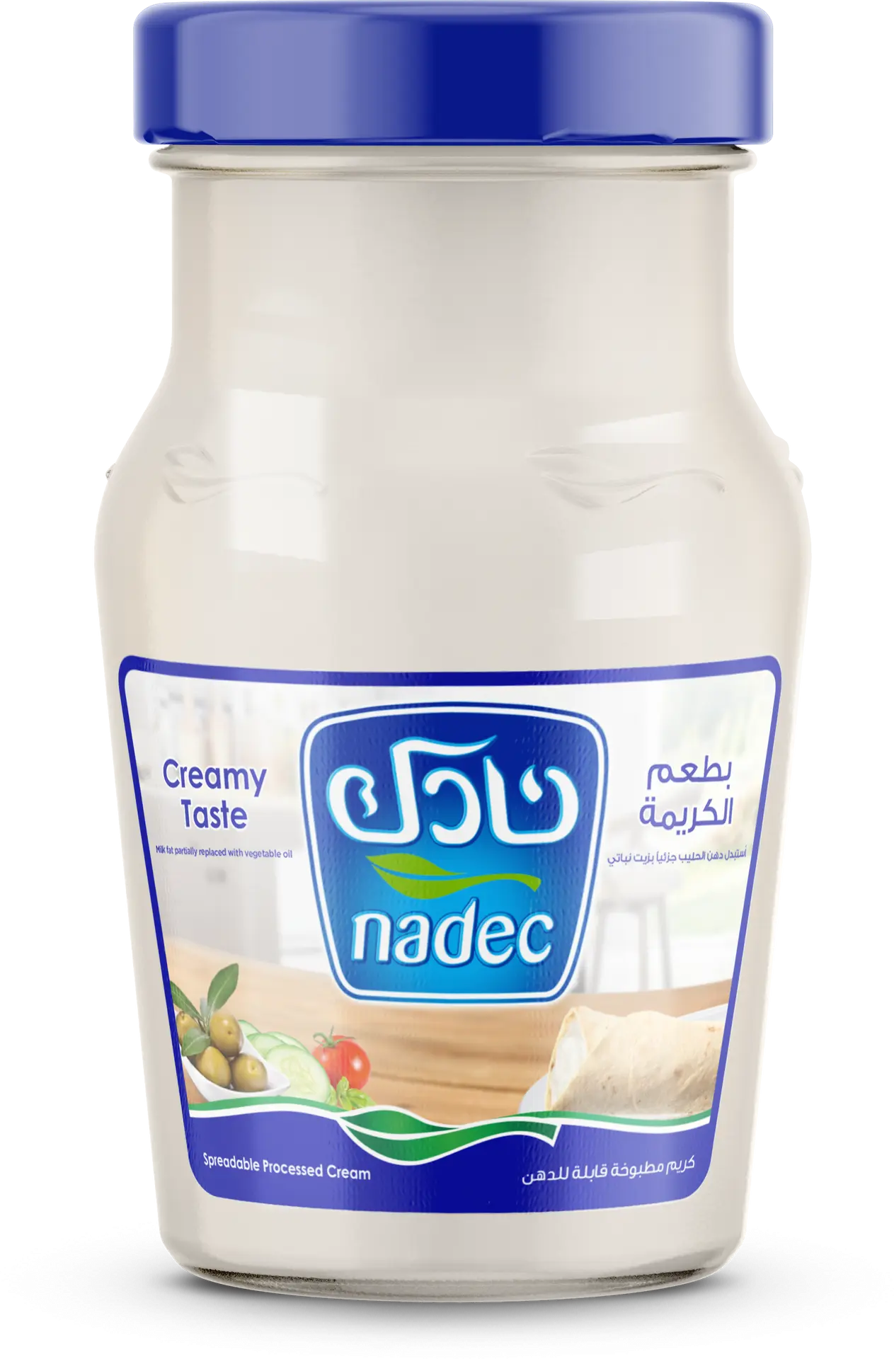 Nadec Spreadable Cream Cheese Jar 240 Gm - view 1