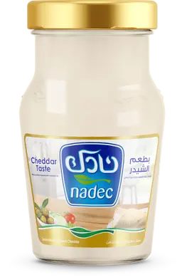Nadec Spreadable Cheddar Cheese Jar 240 Gm