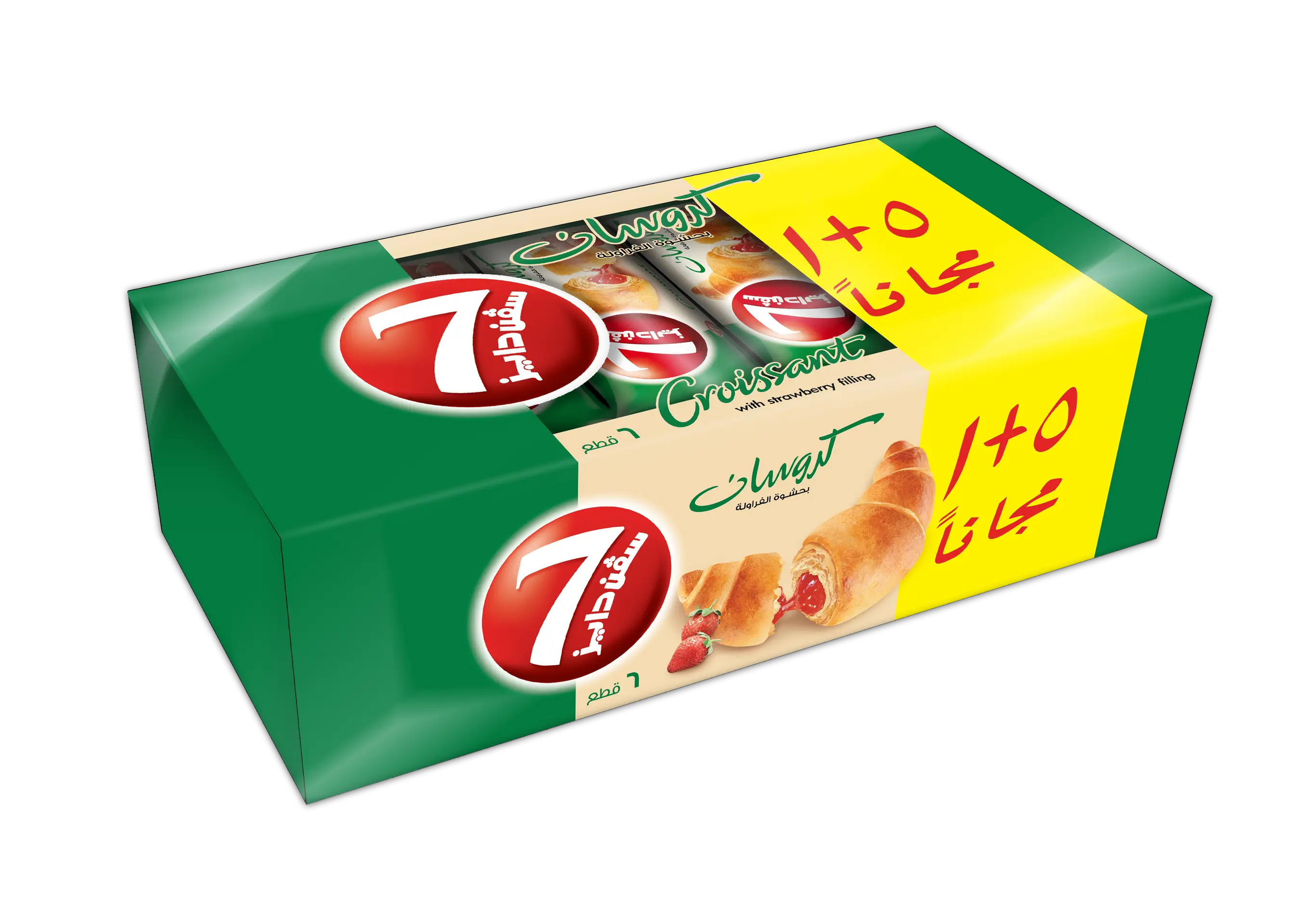 7Days Croissant Strawberry 55 Gm 5+1 Free - view 1