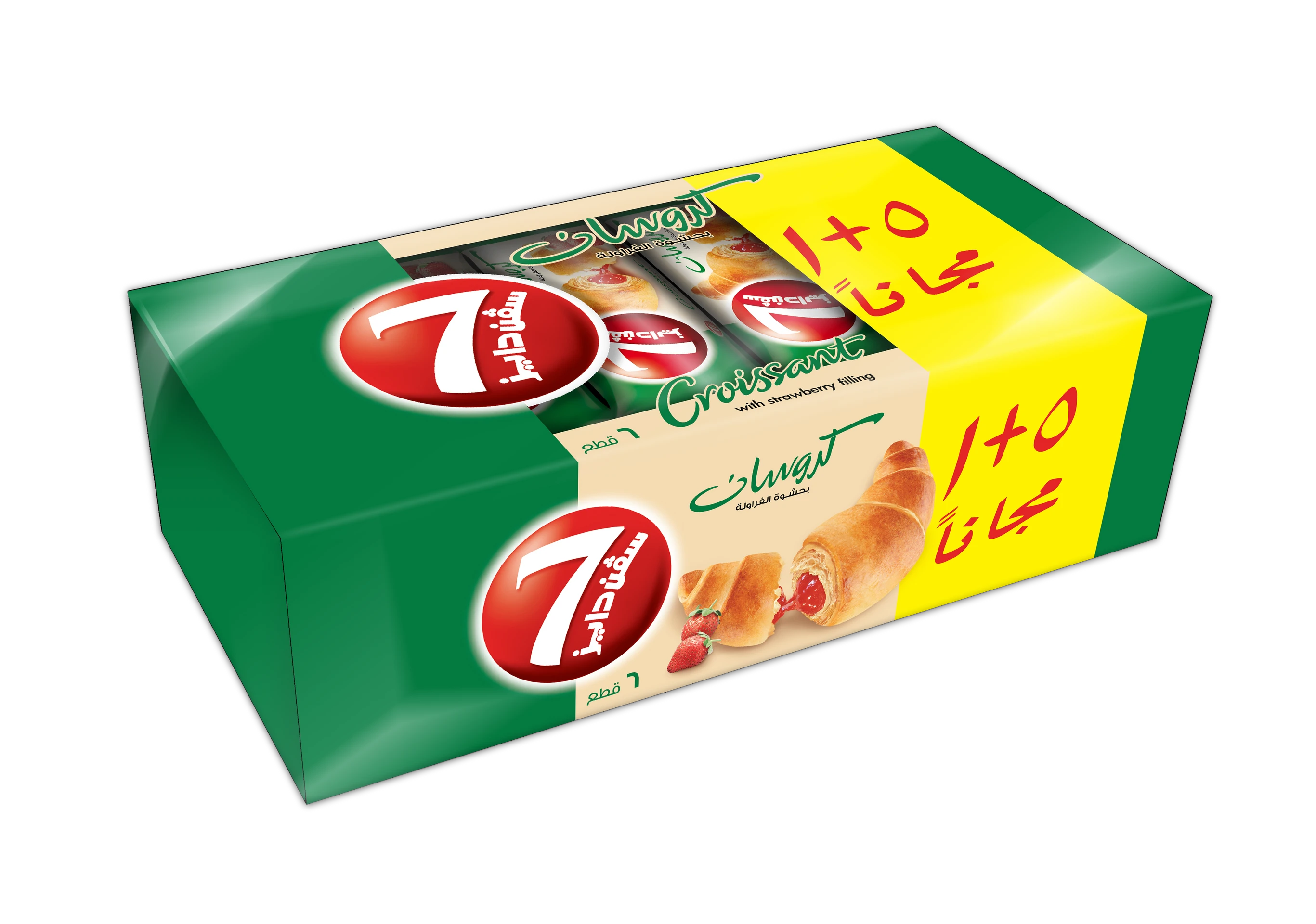 7Days Croissant Strawberry 55 Gm 5+1 Free