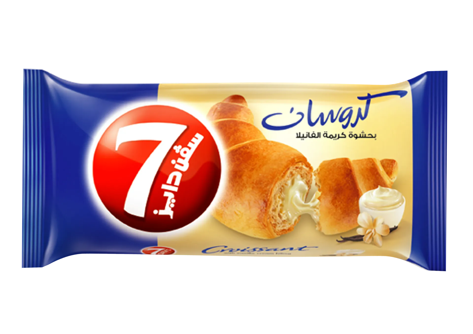 Buy 7Days Croissant Double Vanilla & Strawberry 55 Gm | Ninja Bahrain