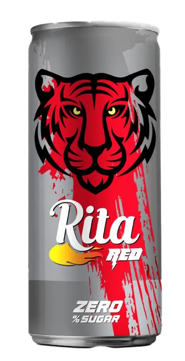 Rita Red Zero Sugar Sparkling Drink Can 240 Ml - view 1
