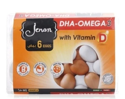 Jenan Egg DHA-Omega 3 6 Pieces
