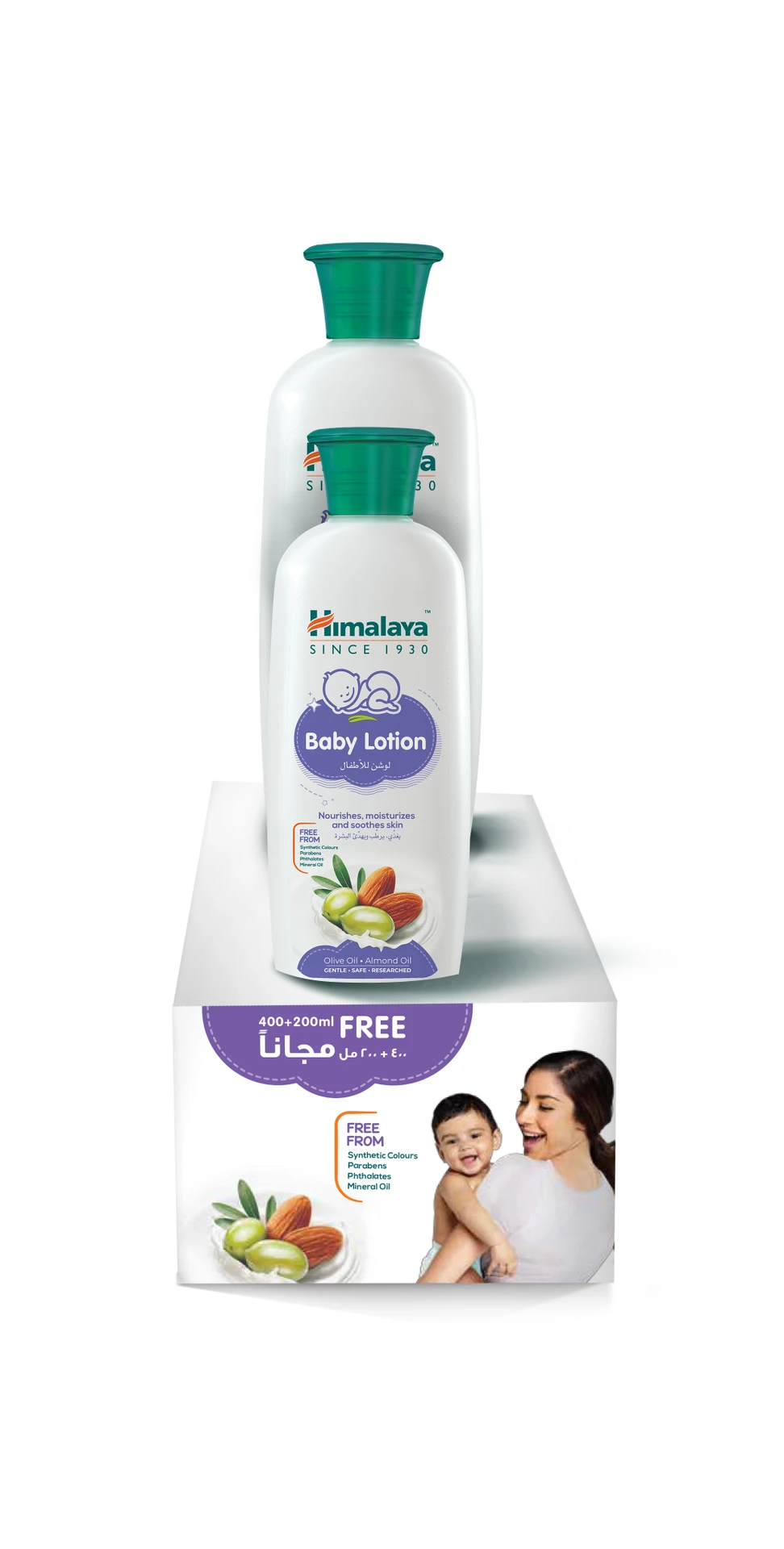 Himalaya Baby Lotion 400Ml+200Ml Free