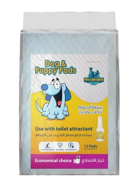 Pets.Love.Earth Dog And Puppy Pads Original 60X60Cm 12 Pads
