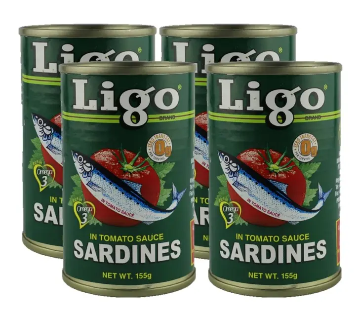 Ligo Sardines In Tomato Sauce 155GmX4 - view 1