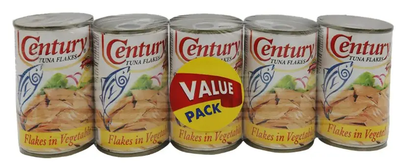 Century Tuna Flakes Vegetable Oil 155GmX5 - view 1