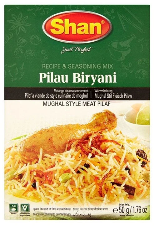 Shan Spice Mix - Pilau Biryani 50 Gm