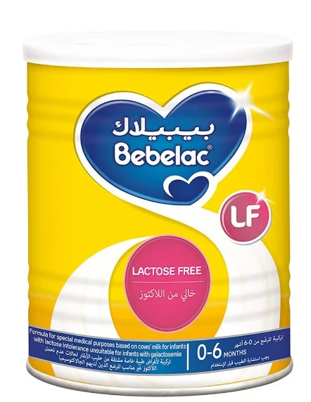 Bebelac Milk Lactose Free From 0-6 Months 400 Gm