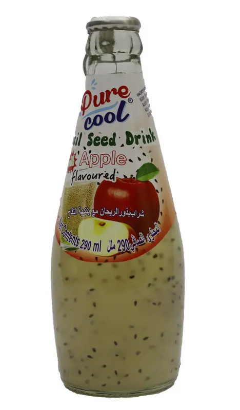 Pure Cool Basil Seed Drink Apple 290 Ml - view 1