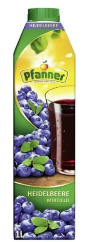 Pfanner Juice Blueberry 1 Ltr