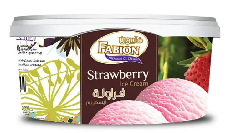 Fabion Ice Cream Strawberry 2 Ltr - view 1