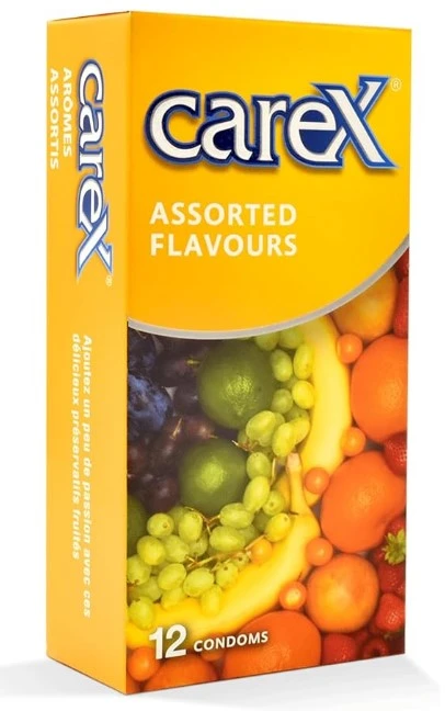 Carex Condoms Assorted Flavour 12'S
