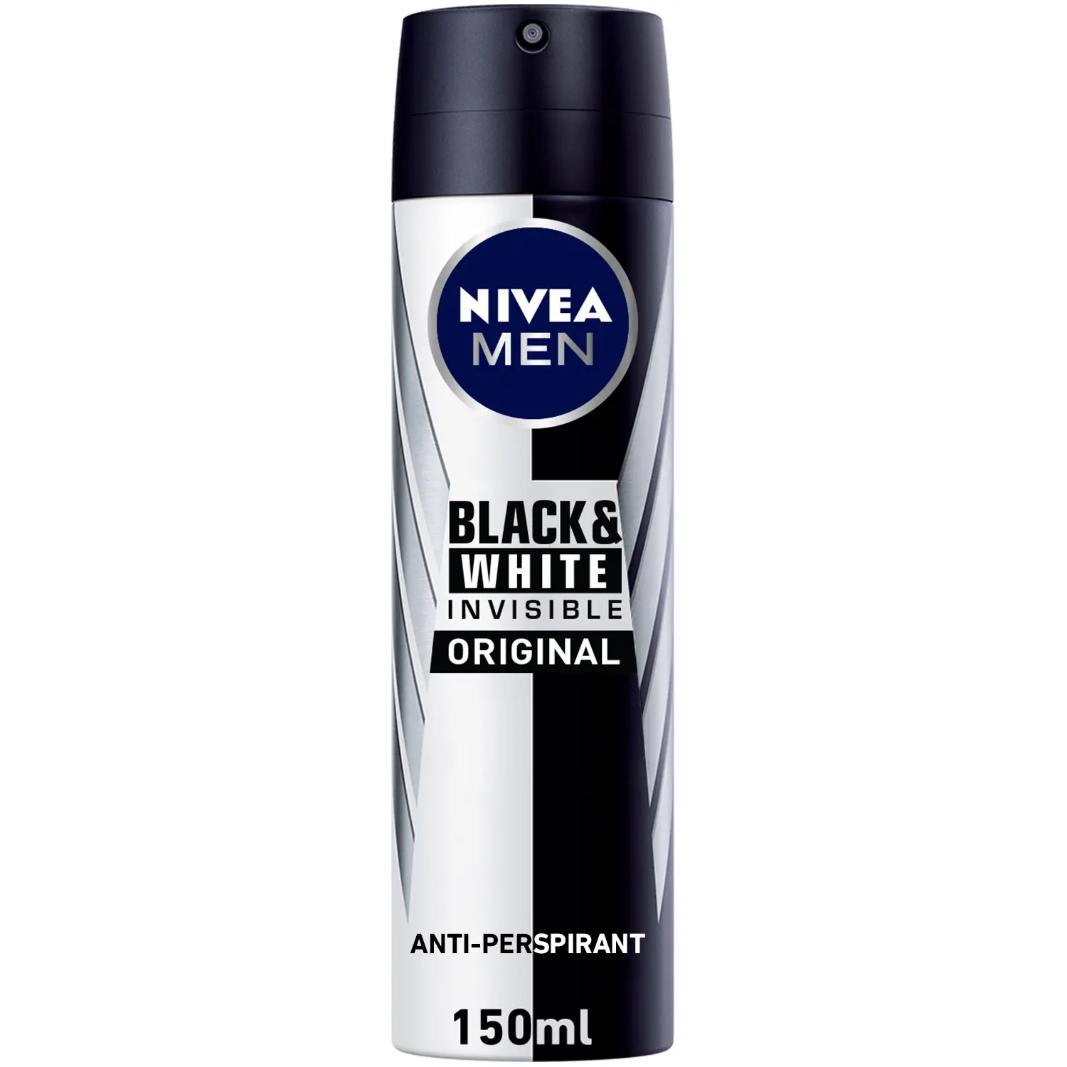 Nivea Men Antiperspirant Deodorant Spray Invisible Black & White Original 150 Ml - view 2