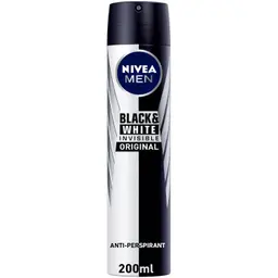 Nivea Men Antiperspirant Deodorant Spray Invisible Black & White 200 Ml