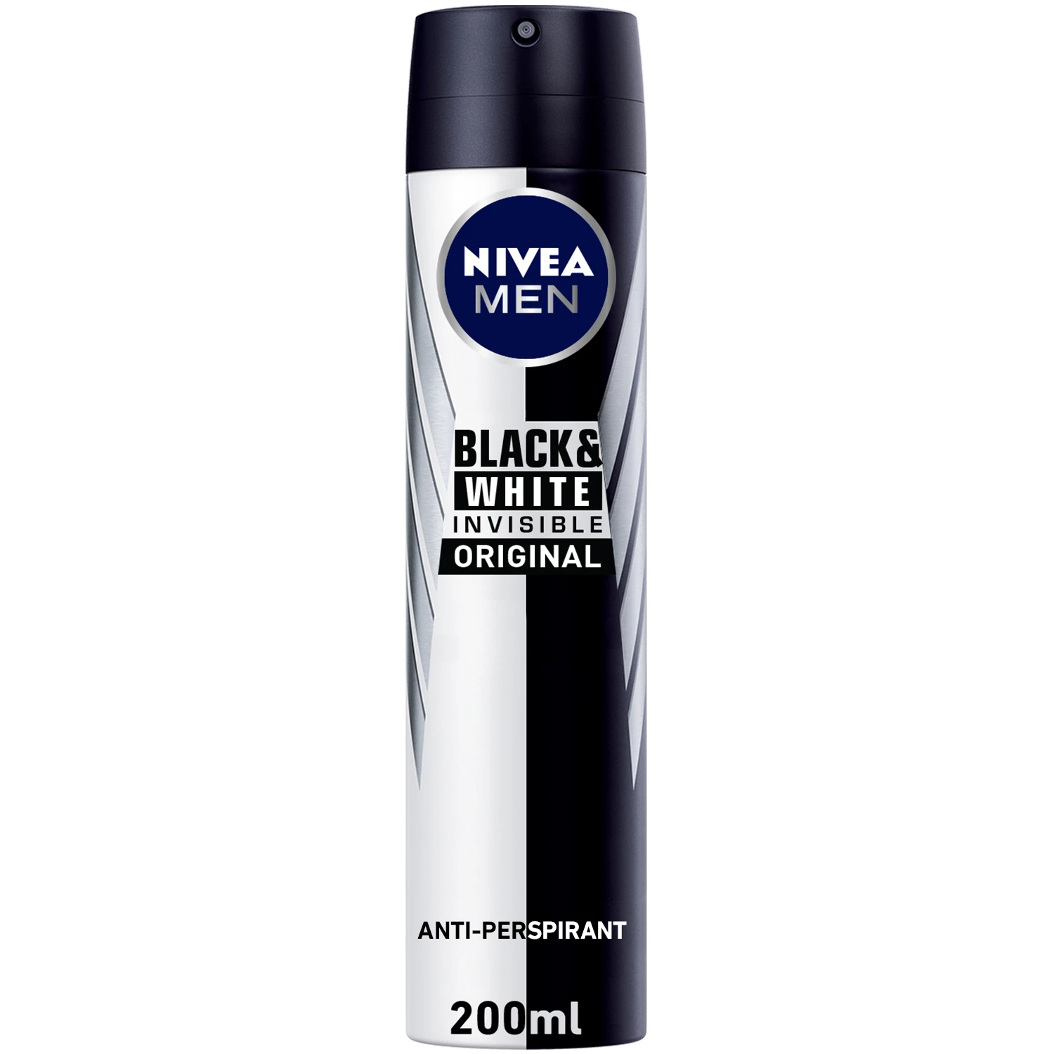 Nivea Men Antiperspirant Deodorant Spray Invisible Black & White 200 Ml