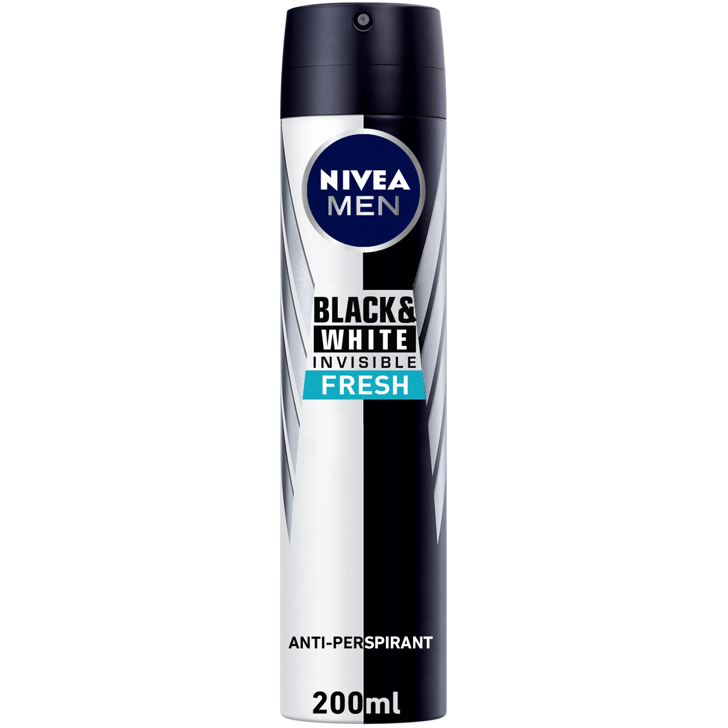 Nivea Men Antiperspirant Deodorant Spray Invisible Black & White Fresh 200 Ml