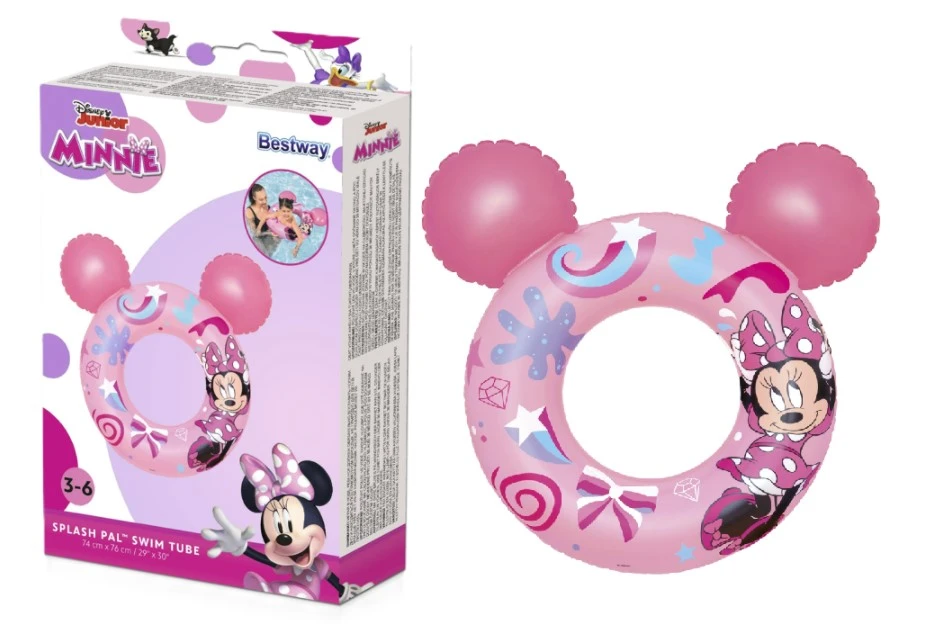 Bestway Swim Tube Minnie 3-6 Years, 74X76Cm