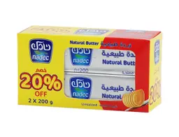 Nadec Fresh Unsalted Butter Foil 200GmX2 Promo