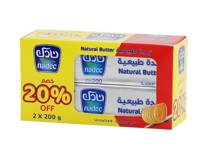 Nadec Fresh Unsalted Butter Foil 200GmX2 Promo - view 1