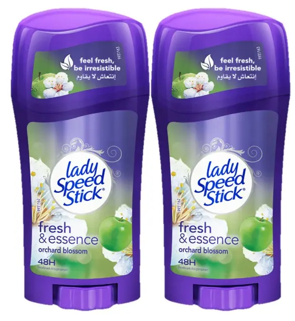 Lady Speed Stick Deodorant Stick Fresh & Essence Orchard Blossom 65.2GmX2 Promo - view 1