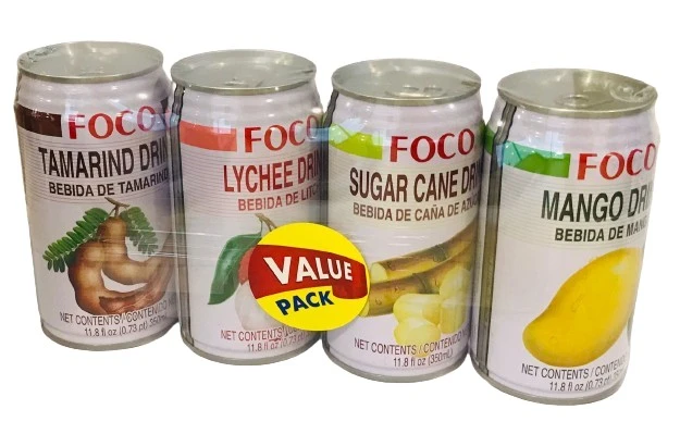 Foco Juice Can Assorted 350MlX4