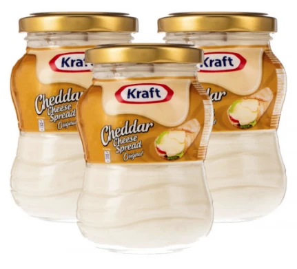 Kraft Spreadable Cream Cheese Original 230GmX3