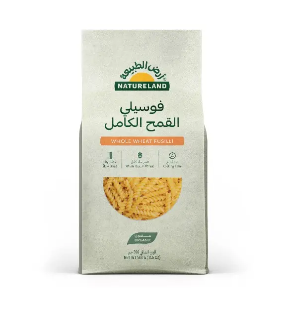 Natureland Organic Whole Wheat Fusilli 500 Gm - view 1