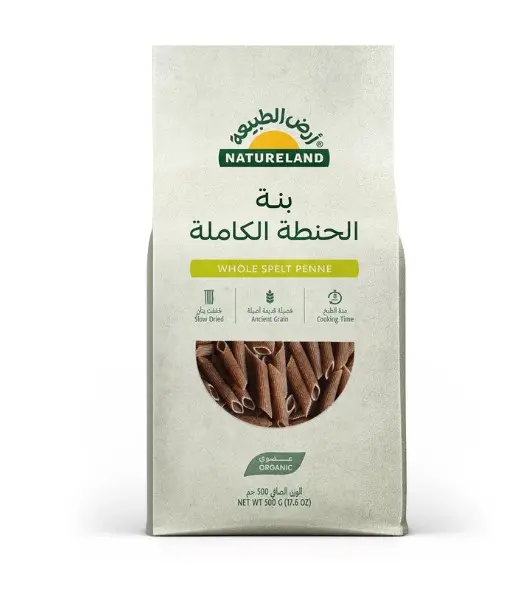 Natureland Organic Whole Spelt Penne 500 Gm - view 1