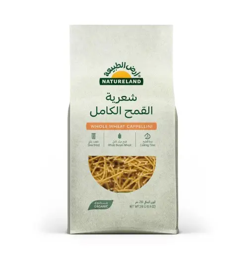 Natureland Organic Whole Wheat Cappellini 250 Gm - view 1