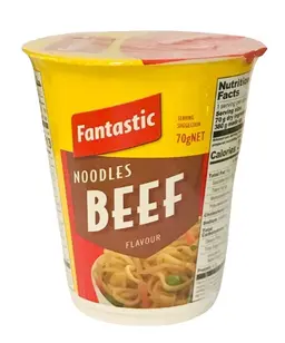 Fantastic Instant Cup Noodles Beef 70 Gm