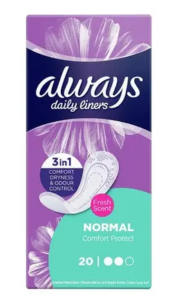 Always Panty Liner Fresh Scent Normal 20 Pads