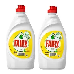 Fairy Dishwashing Liquid Lemon 400MlX2