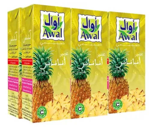 Awal Juice Hawaiian Pineapple No Sugar Added 200MlX6 - view 1