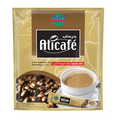 Alicafe Instant Coffee 5 In 1 With Ginseng 20GmX20
