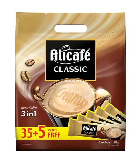 Alicafe Instant Coffee 3 In 1Classic 35+5Free