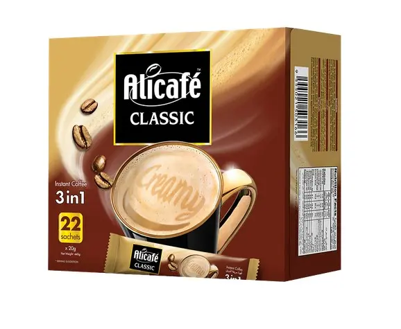 Alicafe Instant Coffee 3 In 1 Classic 20GmX22 - view 1