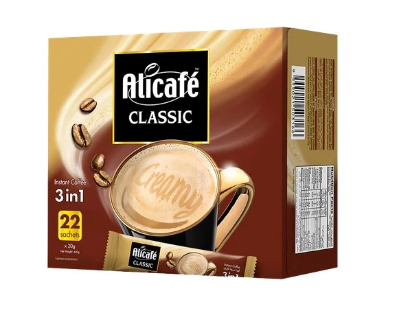 Alicafe Instant Coffee 3 In 1 Classic 20GmX22