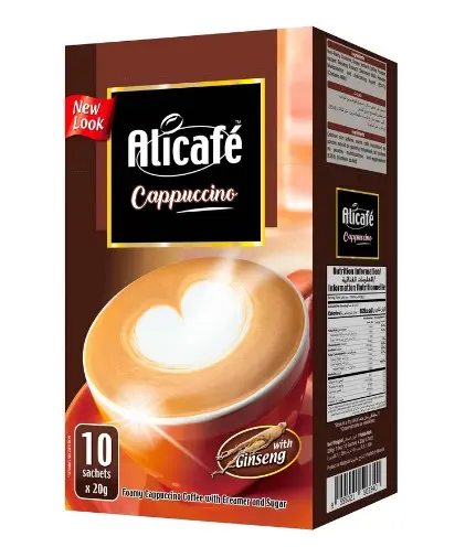 Alicafe Instant Coffee Cappuccino With Ginseng 20GmX10 - view 1