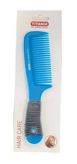 Titania 1812/6 Comb With Rubber Handle