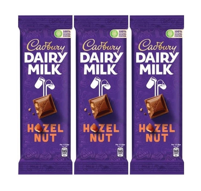 Cadbury Dairy Milk Hazelnut Chocolate 85GmX3 Promo