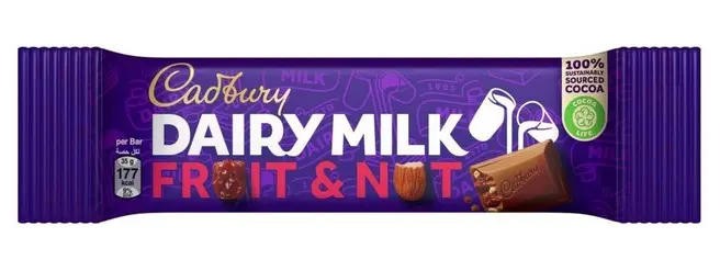 Cadbury Dairy Milk Bite Size Fruit & Nut Chocolate 32 Gm - view 1