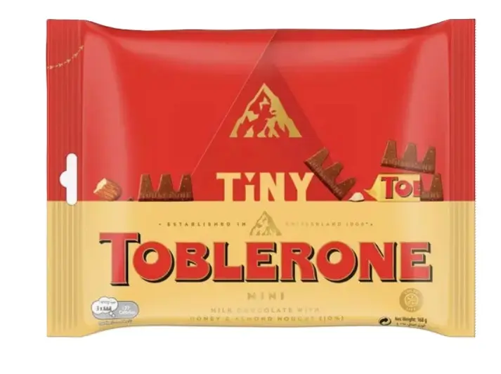 Toblerone Milk Mini Chocolate Bag 168 Gm - view 1
