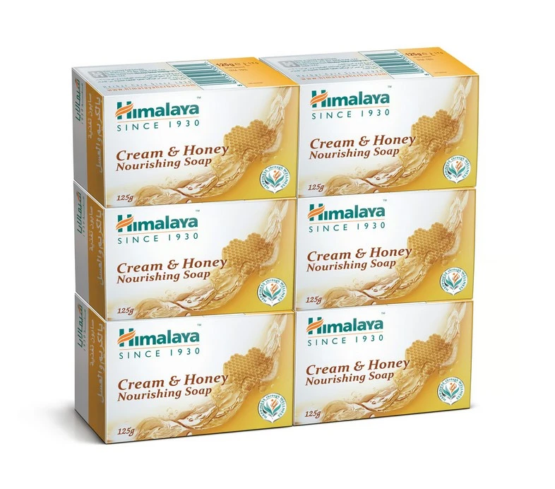 Himalaya Bar Soap Cream & Honey Nourishing 125GmX6 Promotion