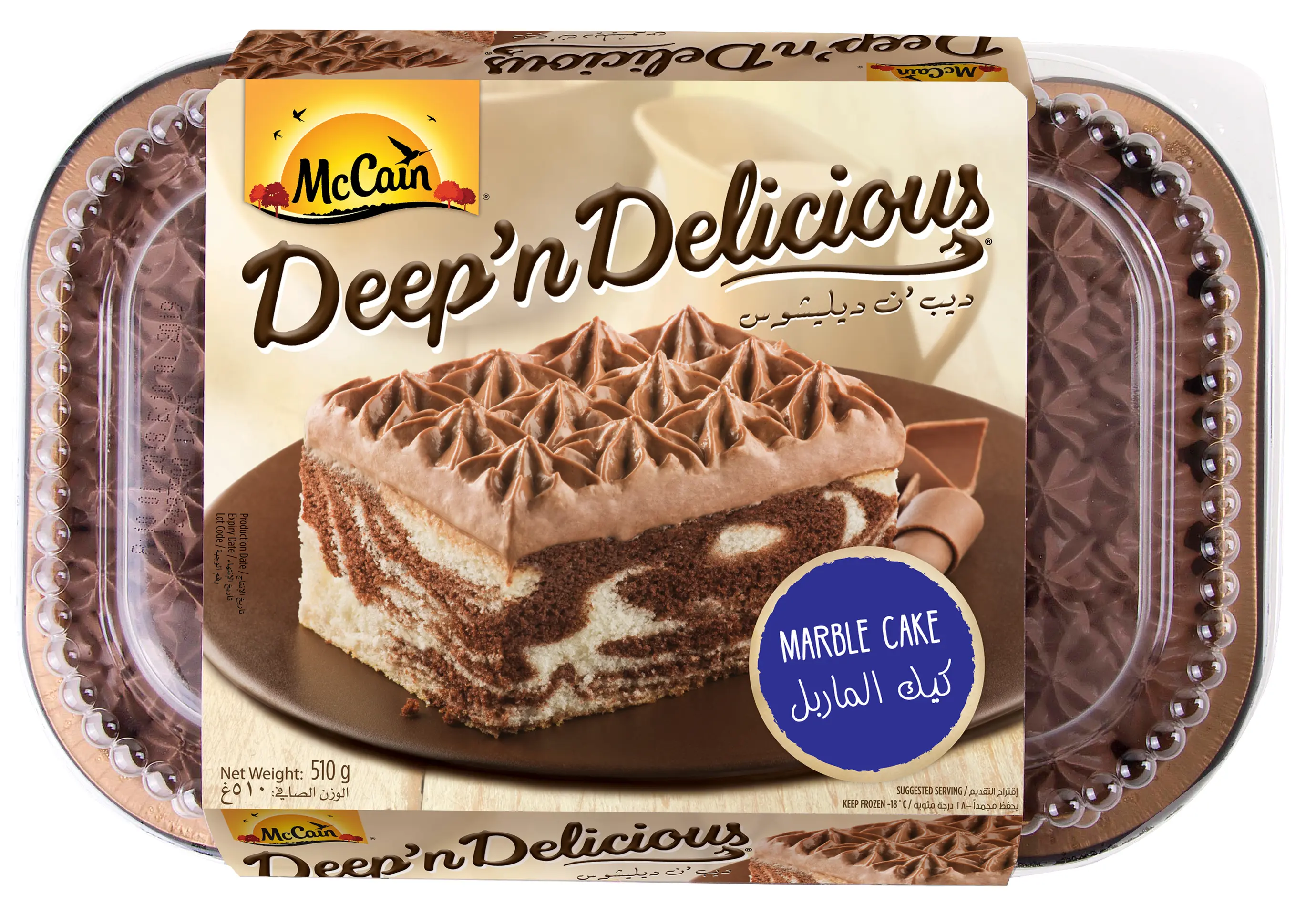 Mc Cain Dark Marble Cake 510 Gm - view 1