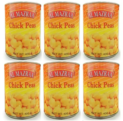 Al Mazraa Chickpeas 400GmX6 - view 1