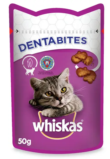 Buy Whiskas Dentabites Chicken 50 GR Ninja Bahrain