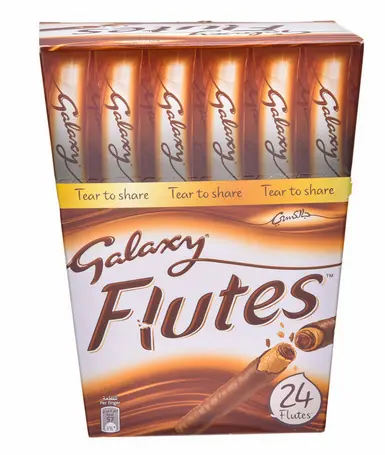 Galaxy Flutes Chocolate 11.25GmX24 - view 1