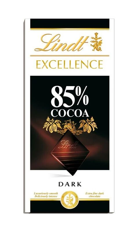 Lindt Excellence Chocolate Dark 85% Cocoa 100 Gm